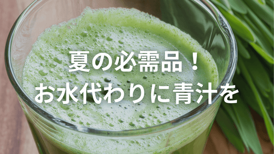 夏こそ青汁の出番！夏の体に嬉しい理由