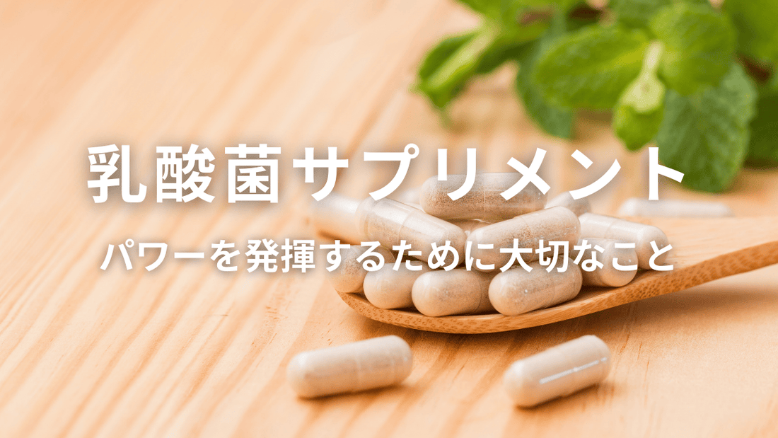 乳酸菌サプリメント~パワーを発揮するために大切なこと~