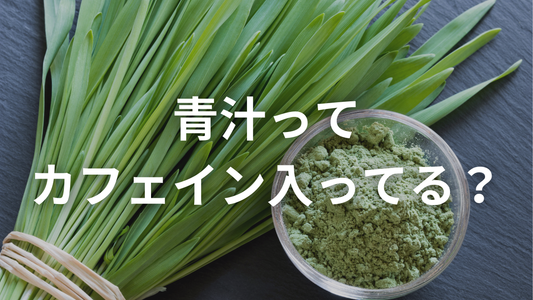 青汁はノンカフェイン？正直にお答えします